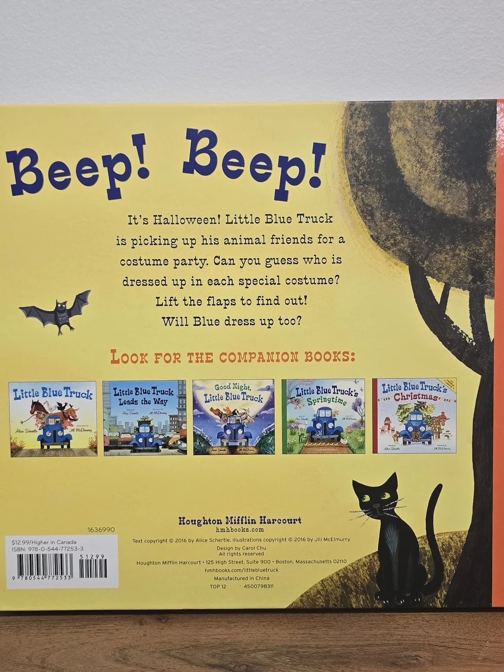 Little Blue Truck's Halloween Lift-the-Flap Book - Blue